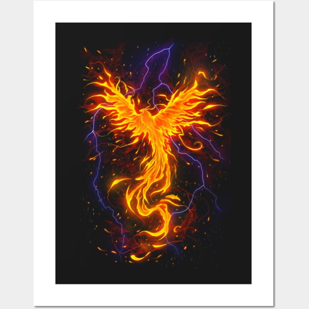 Phoenix Rage Wall Art by chriskar